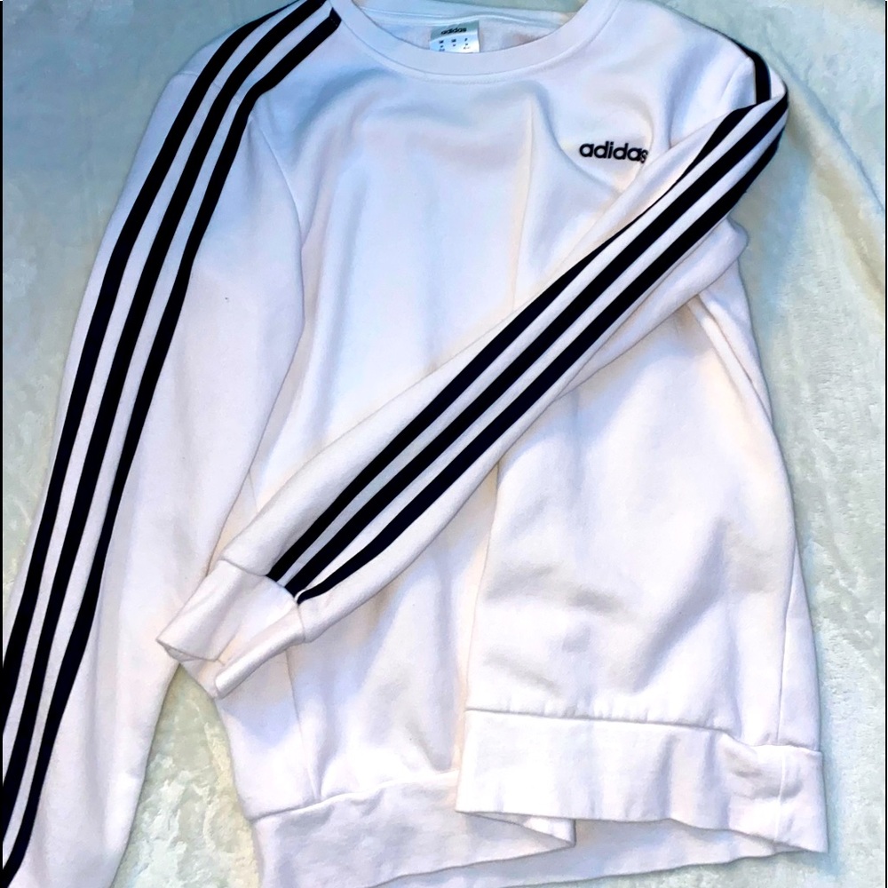 White adidas sweater